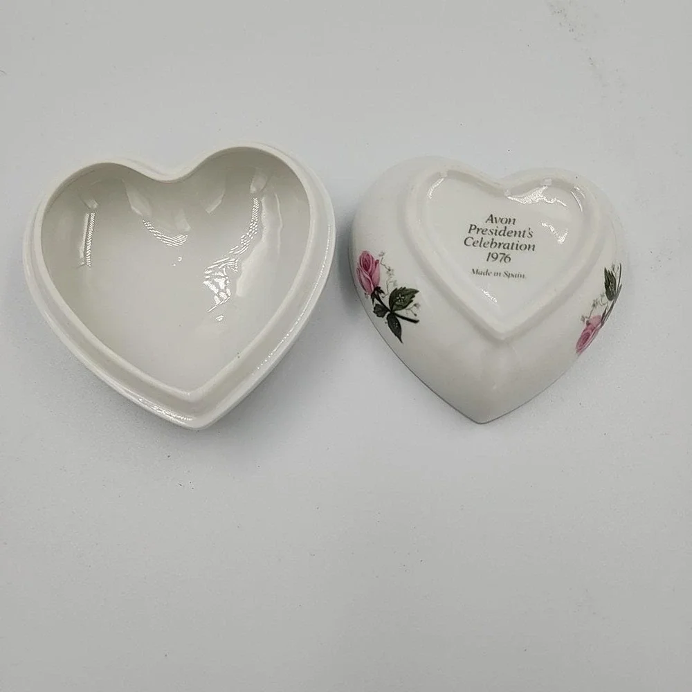 Vintage Avon 1976 President's‎ Celebration Vanity Trinket Dish Made in Spain